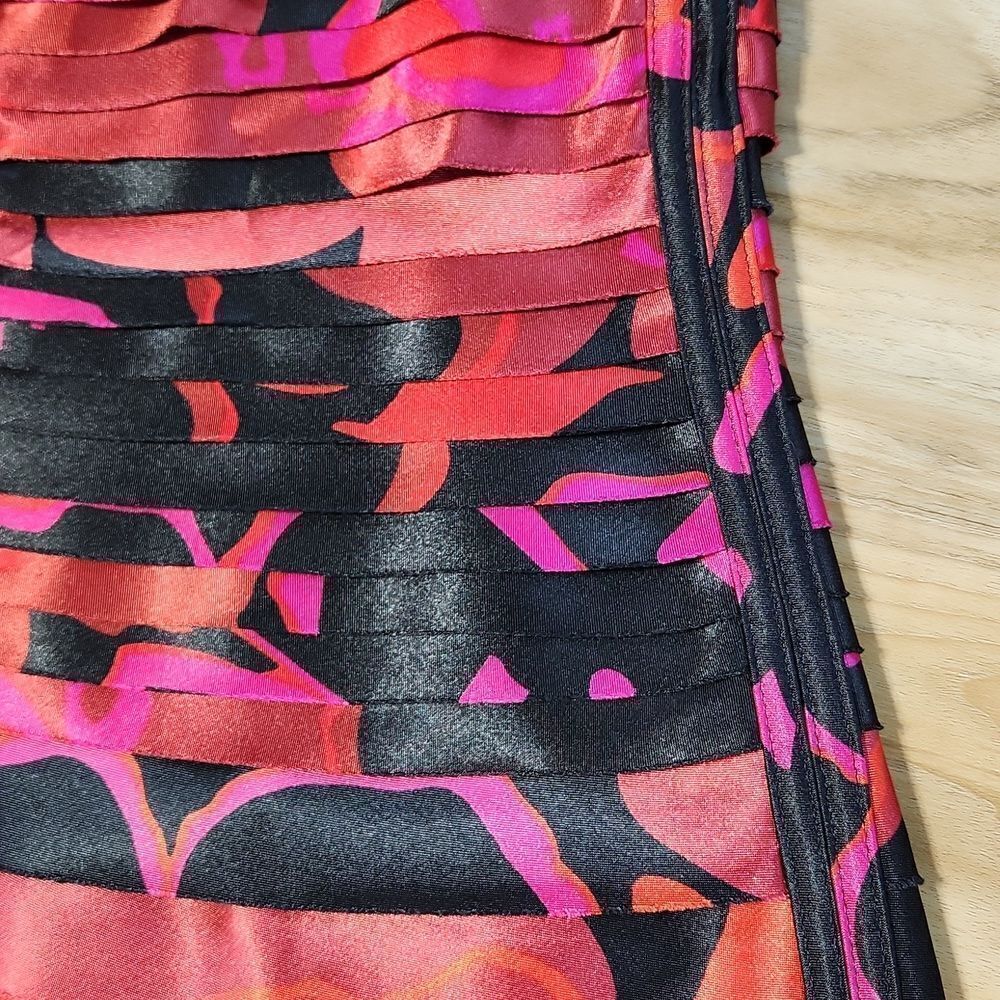 Js Collections Red Floral Print Spaghetti Strap D… - image 8